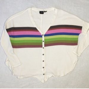 UO Out From Under Jojo Oversized Thermal Button Up